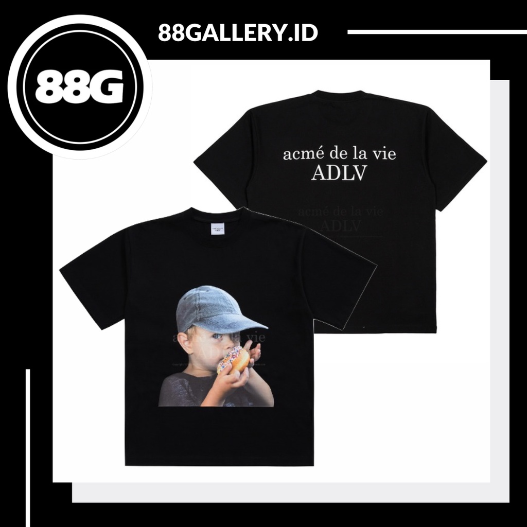 ADLV Cap Boy Black Tee 100% Original
