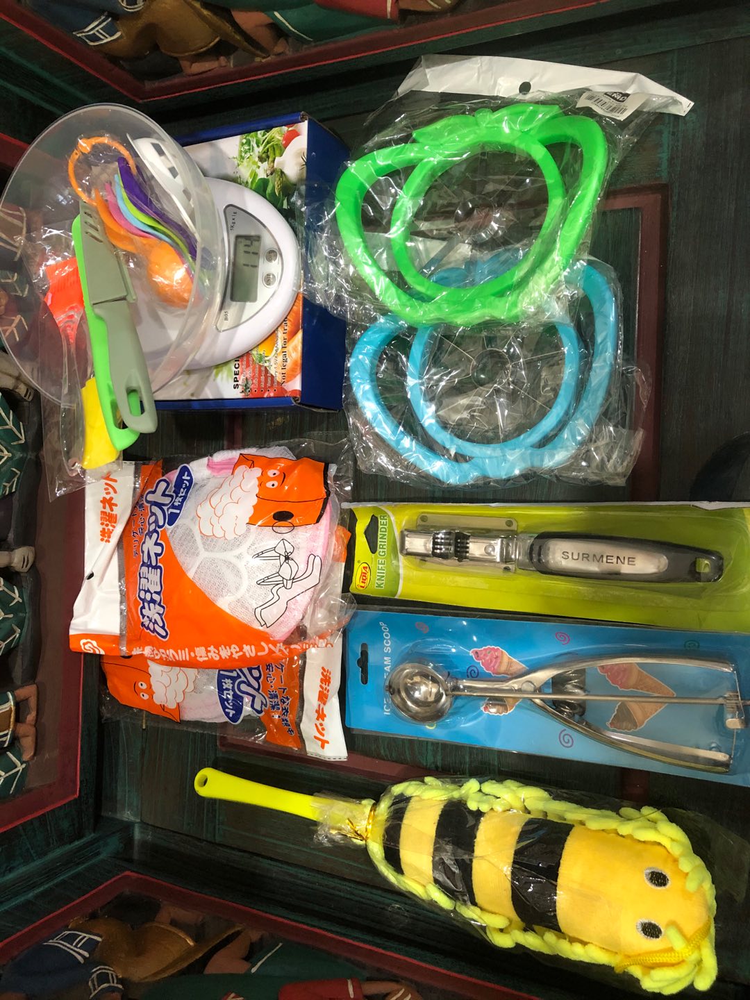 Timbangan Mangkok Super Promo (timbangan + Sendok Takar + Kuas + Pemisah Kuning Telur + Spatula)