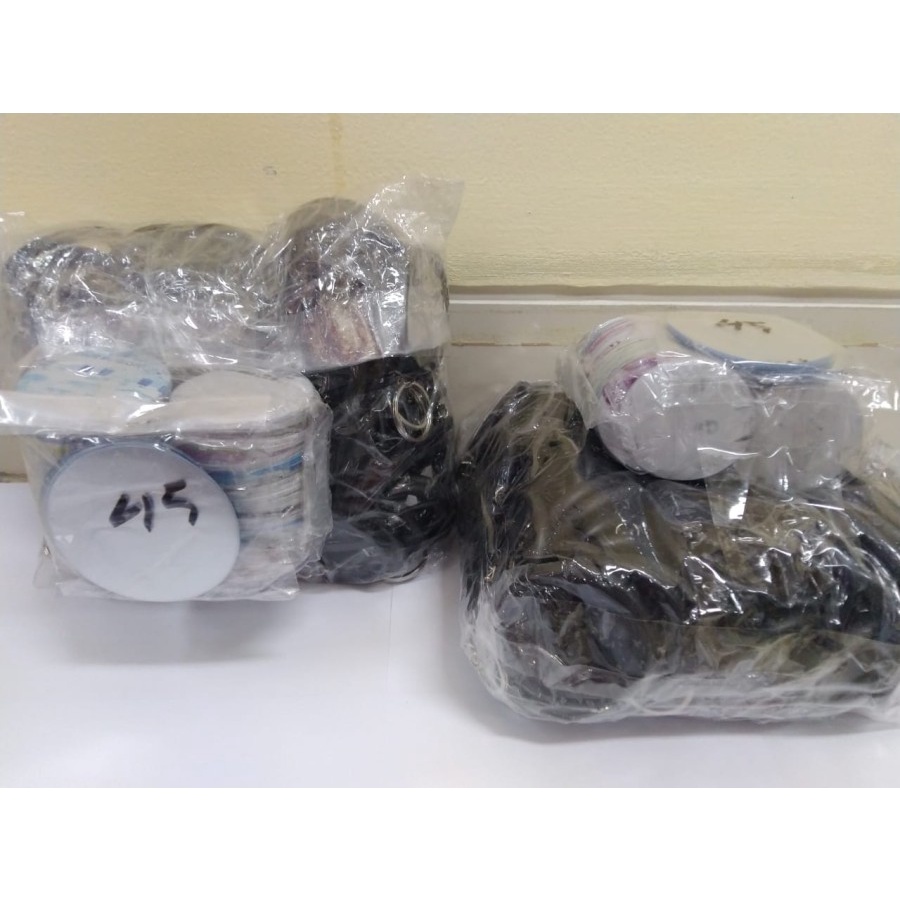 Bahan Baku Pin Gantungan Kunci 2 Sisi/Bolak Balik 45 mm