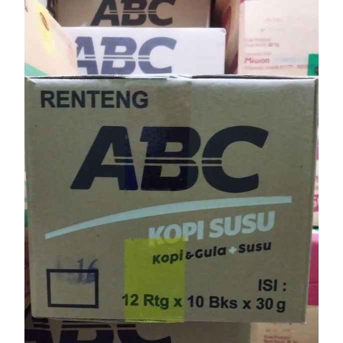 

KOPI ABC SUSU 1 DUS @120 SACHET