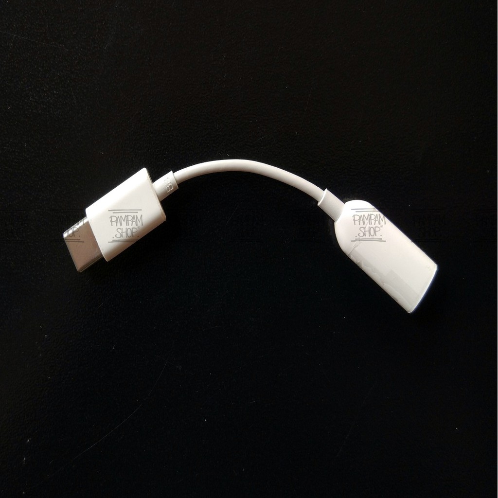 XIAOMI PUTIH Kabel Audio Adapter Type C To Headphone Jack Adaptor Converter Headset Mi6 A2