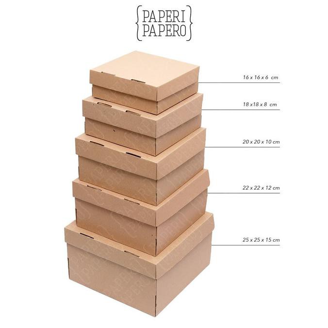 

Cake Box - Kotak / Dus / Boks Kue Bolu (25 X 25 X 15 Cm)