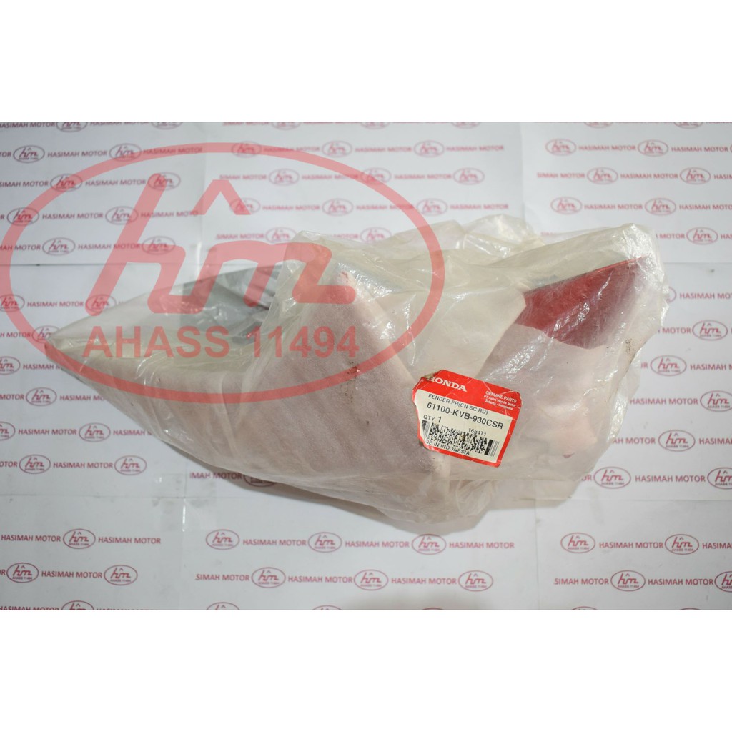 FENDER SPAKBOR DEPAN (MERAH) HONDA VARIO 110 KARBU - KODE PART: 61100KVB930CSR