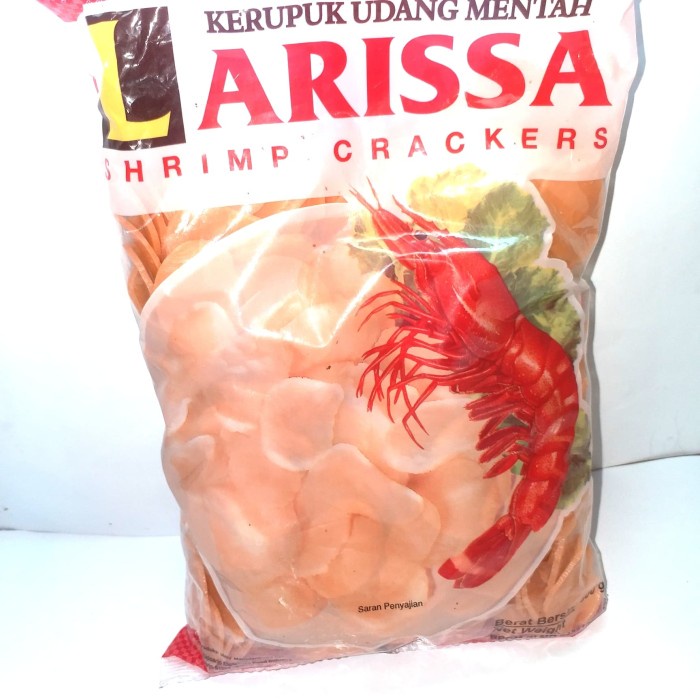 Kerupuk Udang Larissa 500 gr Murah / KERUPUK MENTAH RASA UDANG /Kerupuk Larisa