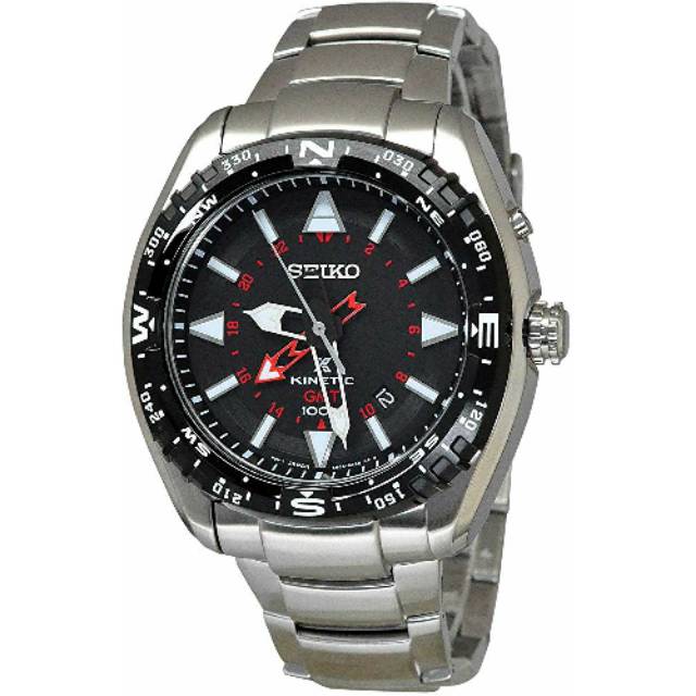 SEIKO Prospex SUN049 Land Kinetik GMT 100M Watch Original SUN049P1 Jam Tangan Pria