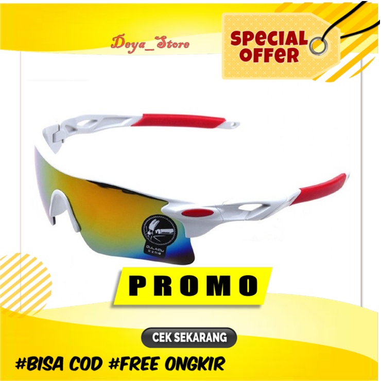 Kacamata Sepeda Pria Original Photocromic Keren Bening Kaca Mata Gowes Pria Wanita Anti Silau Adapti