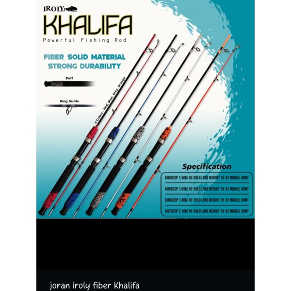 Joran sambung 2 Fiber Khalifa