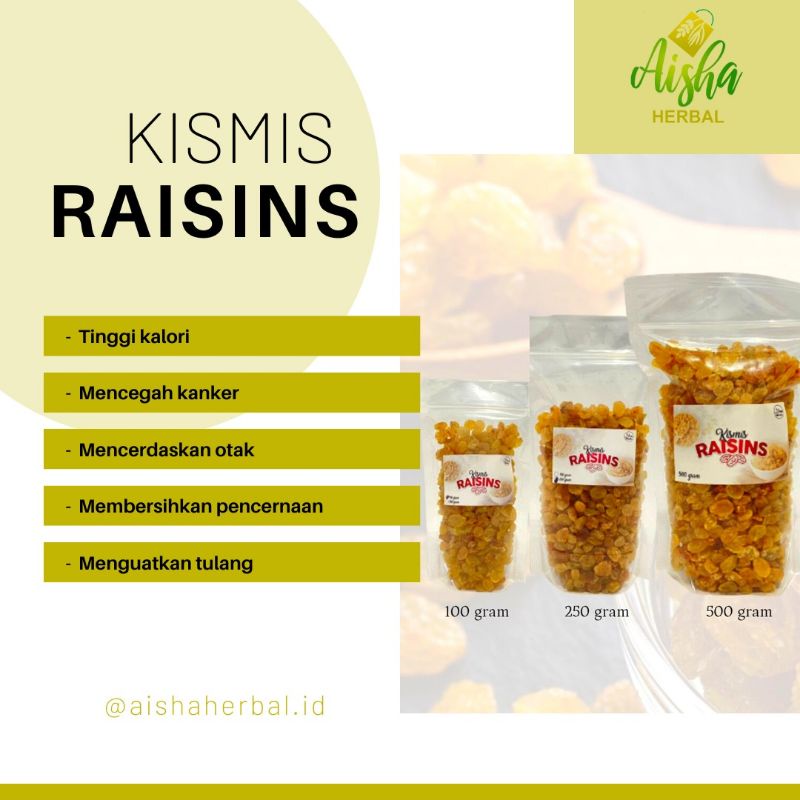 

Kismis 500 Gram