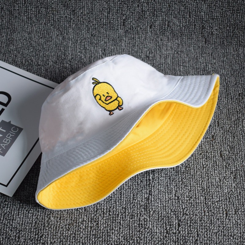 Topi Anak Perempuan Laki Laki Cowok Cewek 2 3 4 5 6 7 8 Tahun Bucket Hat Anak 1 FFD  OOTD Fashion Anak Cowo Cewe Kecil Umur Balita Kado Kids Aksesoris Kepala Anak Lucu 1-PUTIH KUNING