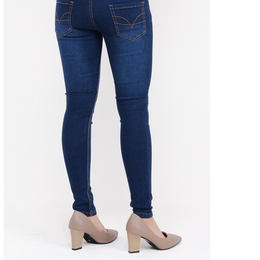  COD 28 42 CELANA  JEANS JEGGING PINGGANG KARET  BIG JUMBO 