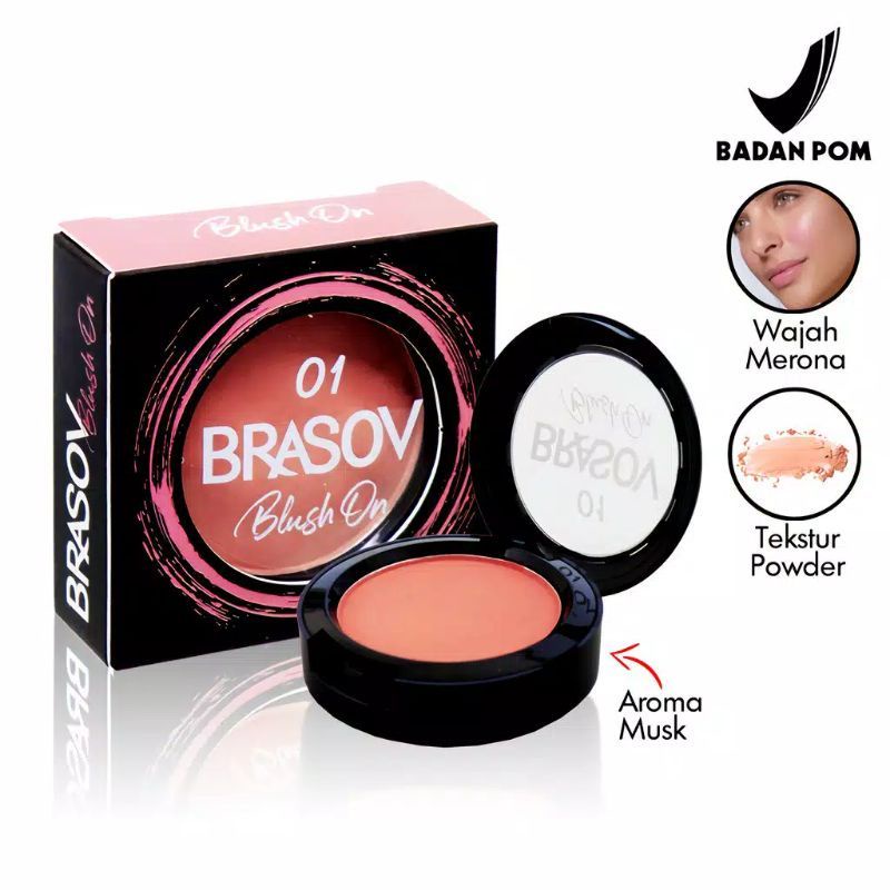 BRASOV BLUSH ON /BPOM 100% ORIGINAL(PROMO TERMURAH)