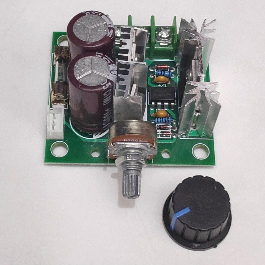 DIMMER DC 12V-40V 10A PWM DIMMER DC 12V 24V 36V 40V PENGATUR KECEPATAN DINAMO DC