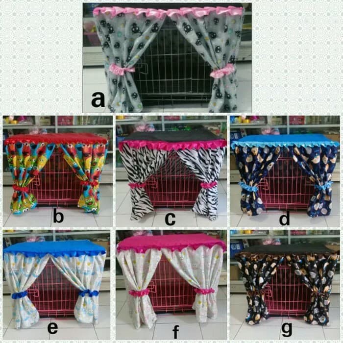 Promo Tirai penutup kandang uk 75cm tirai kandang kucing anjing 