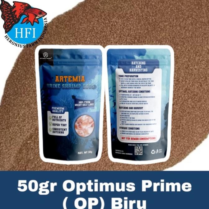 Artemia Optimus Prime Net 50 Gram/Alternatif Supreme Plus
