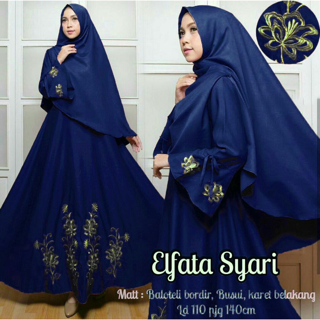 HOPYLOVY - MAXI DRESS WANITA  Eyata Syari