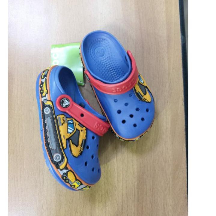 TE3♛ Crocs Anak Lampu Cars / crocs anak led iron man & motif laen / crocs anak Pasti Ada
