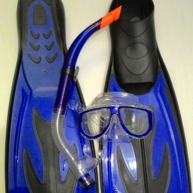 PAKET SNORKEL + FIN KAKI KATAK - MERK SEAL