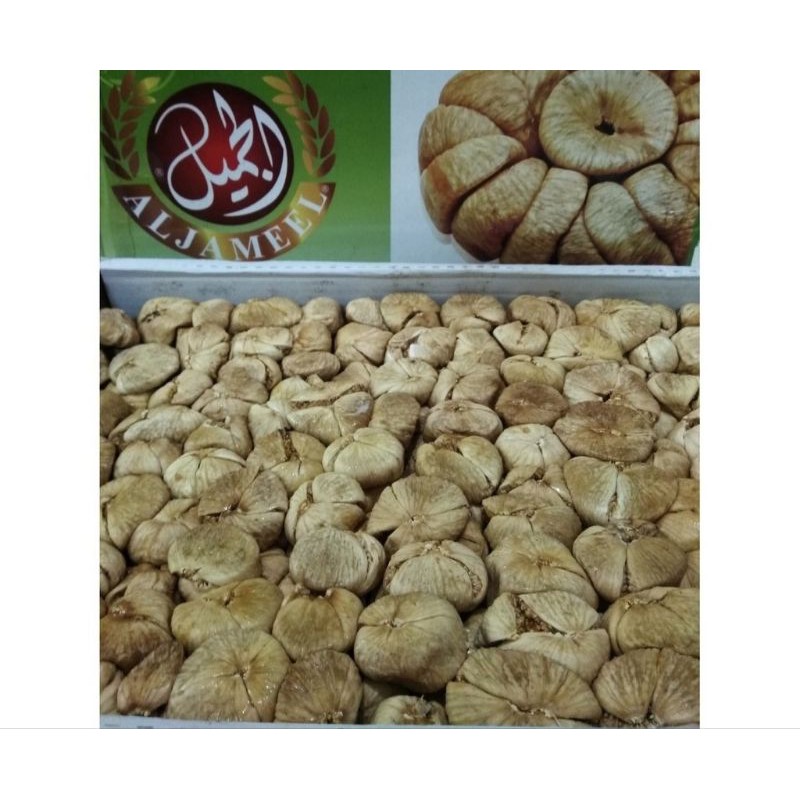 

Buah Tien Al jameel Tin Soory / Buah Tin Kering 250 gram Dried Fiqs Anti Virus