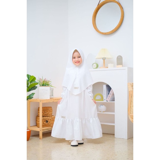 Gamis Anak Gamis Faizah Anak Putih