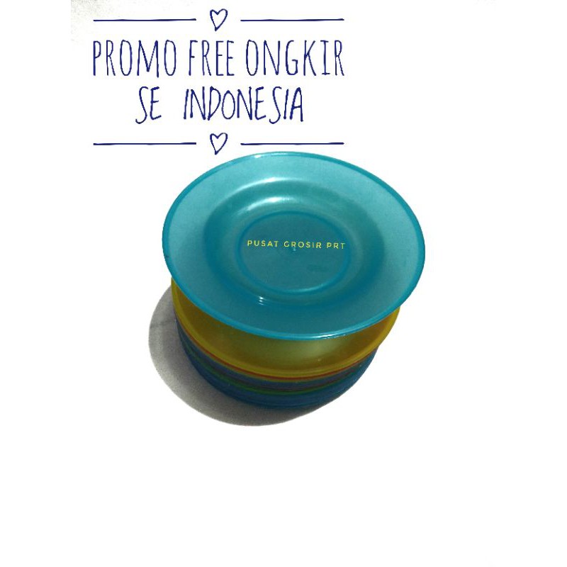 Lepek Kopi / Tatakan / Lepek Plastik / Piring Kecil / Piring Plastik