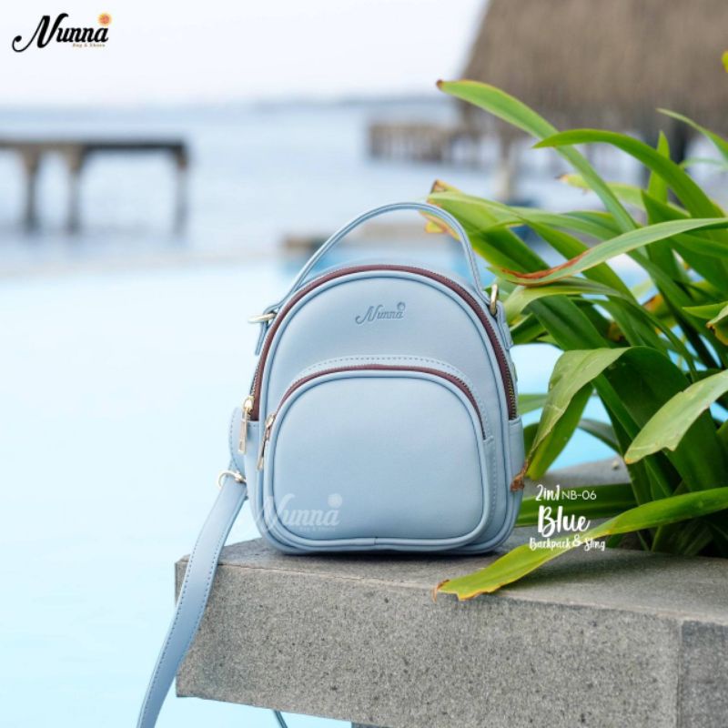 NUNNA BAG 06 | NB 06 TAS RANSEL WANITA | TAS RANSEL MERK NUNA ORIGINAL