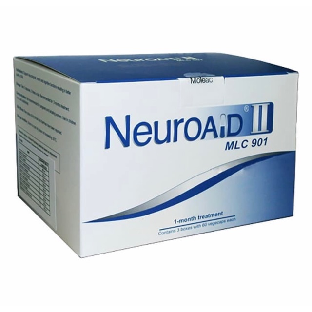 Neuroaid II strip 12 kapsul ( memperlancar peredaran darah &amp; mempercepat pemulihan pasca stroke )