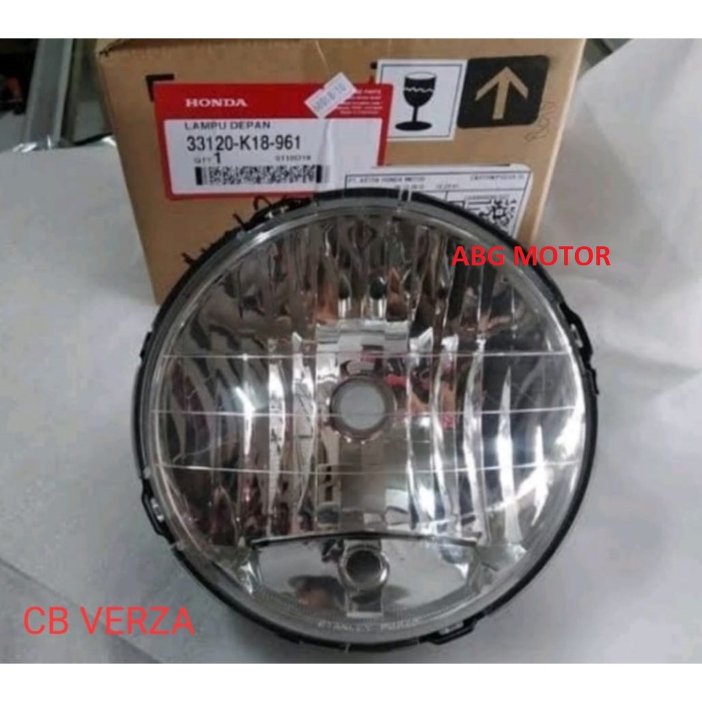 REFLEKTOR LAMPU DEPAN CB VERZA ORIGINAL ASLI 33120-K18-961