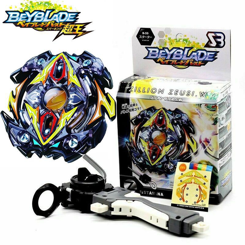 Beyblade Burst metal fusion B-59 starter zillion Zeus I.W fury battle evolution Turbo