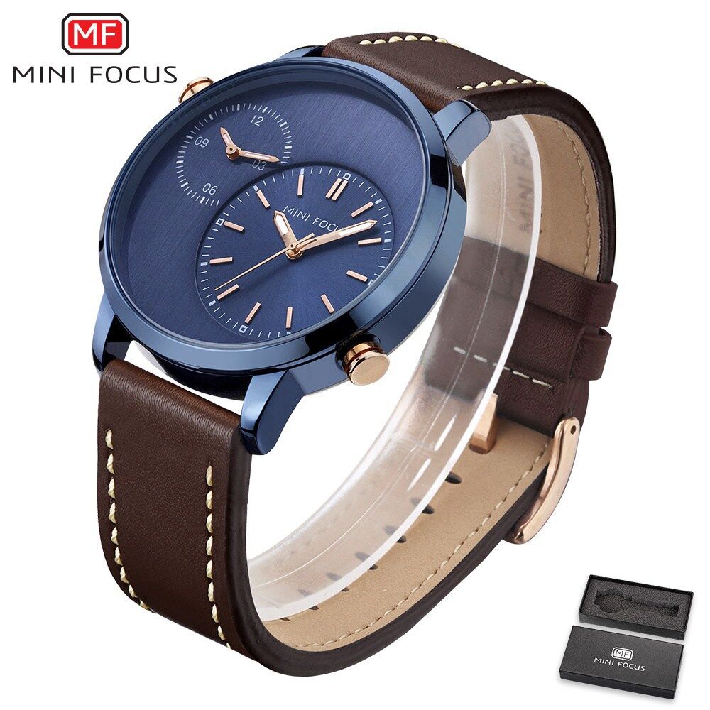 MINI Focus MINI Focus Mf0035g Arloji Merek Mewah Teratas untuk Pria Jam Tangan Modis Jam Tangan Kuar
