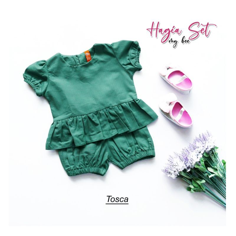 Set Hagia Setelan Anak Perempuan