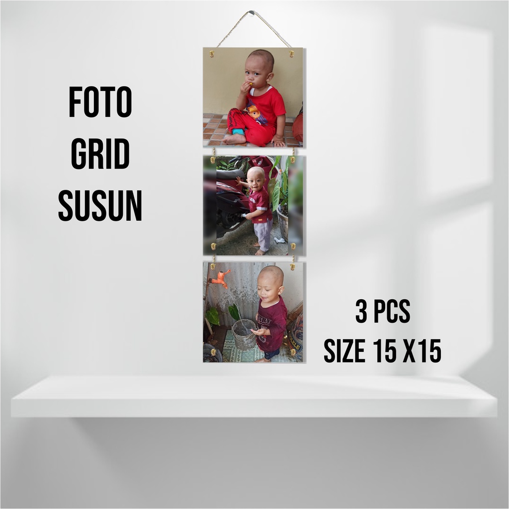 Cetak foto Custom /Cetak foto Grid  5 Susun Media MDF C226