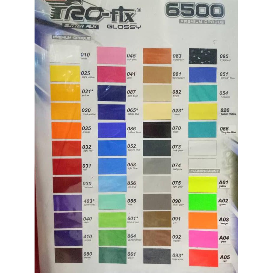 

Sticker Vinyl Profix Roll Glossy Warna (Lebar 45Cm) Termurah 2019
