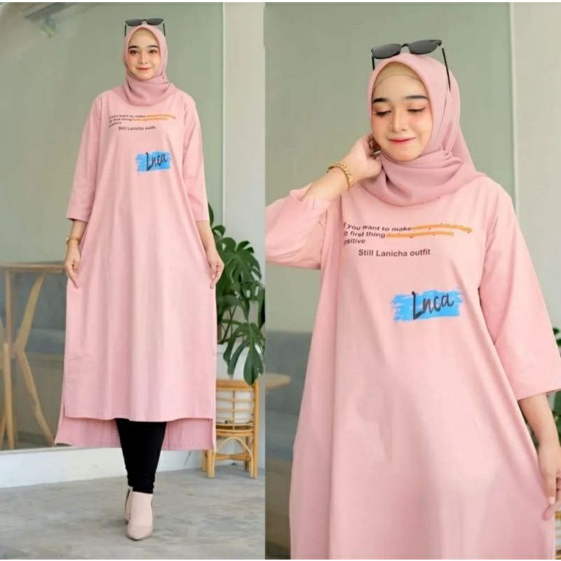 Fany midi dress terbaru / dress wanita terbaru / atasan wanita terlaris / tunik wanita