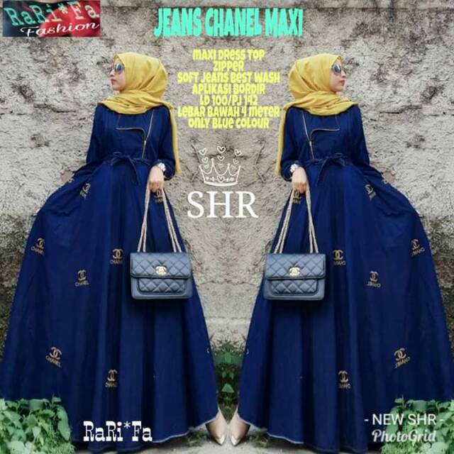 Gamis jeans ori by SHR