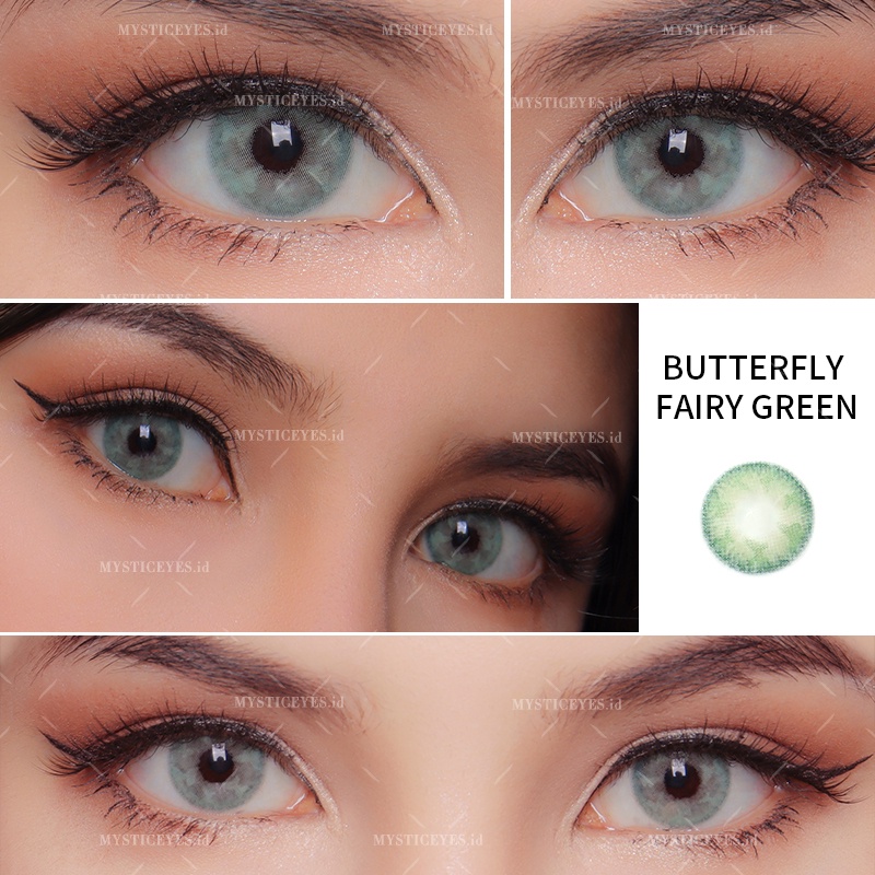 [✅COD] MYSTICEYES SOFTLENS BUTTERFLY FAIRY LENSA KONTAK NORMAL 14.0 MM