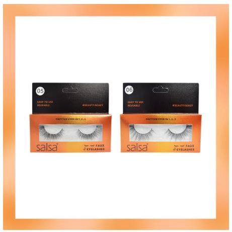 ^ KYRA ^ Salsa Bulu Mata Premium Faux Eyelashes Prettier Eyes Easy Yo Use