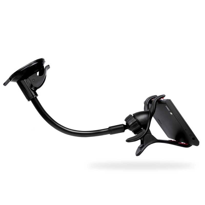 Holder HP Mobil Lazypod Flexible Neck 3.5-6 Inch Car Bracket Stand Smartphone Lazy Pod Handphone