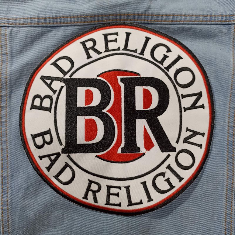 Backpatch bordir / Patchbordir besar Bad Religion Big Size Premium Best Quality