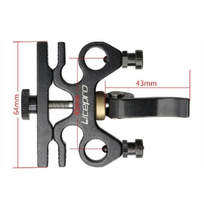 Adapter Holder Litepro alloy tempat pedal Quick release Sepeda lipat