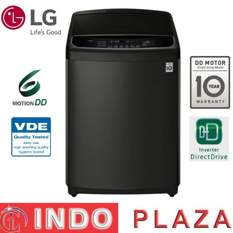 MESIN CUCI LG 1 Tabung 19 KG TH2519DSAK INVERTER/WIFI/TURBO WASH 3D