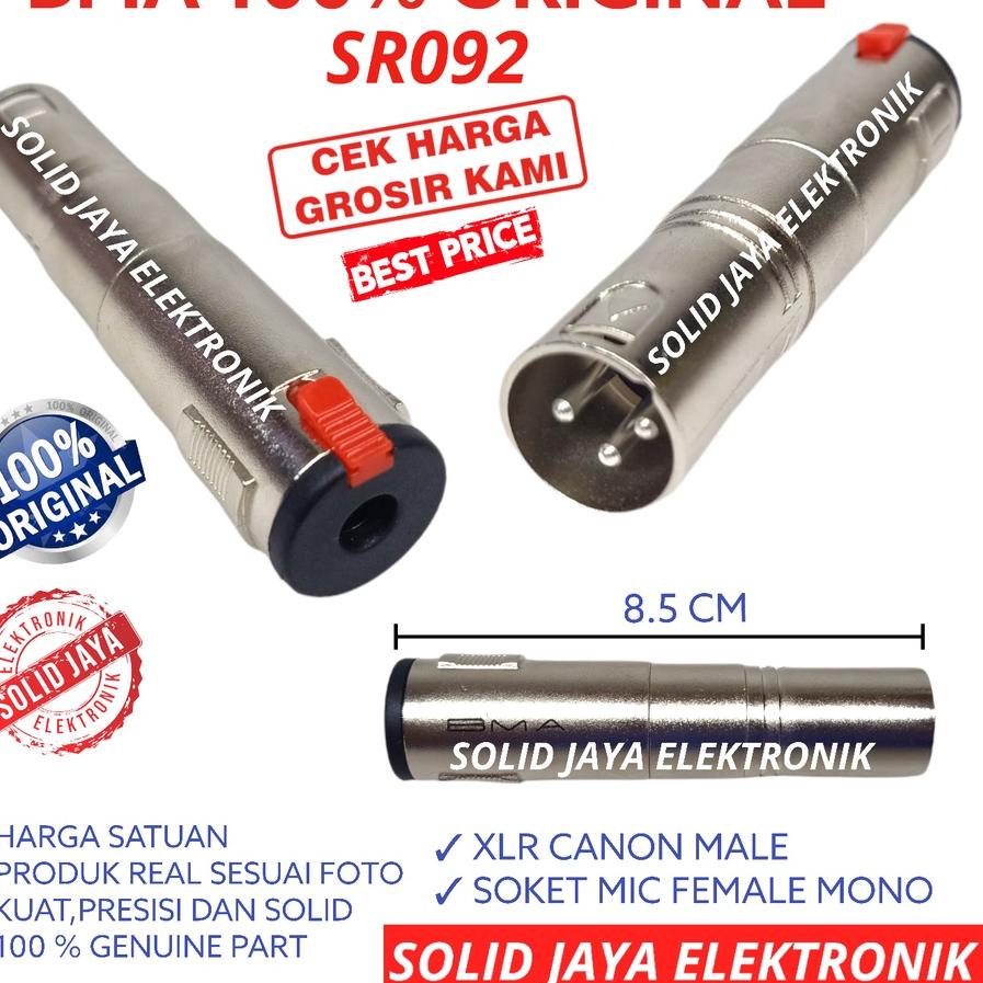 JACK KONEKTOR XLR TO COVER AKAI MONO BMA ASLI SR092 SR 092 ORI ORIGINAL CONNECTOR SAMBUNGAN MIXER AU