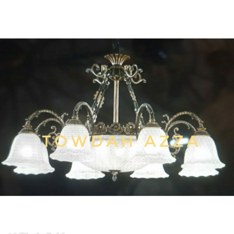 Lampu Gantung Cabang 8+3/Lampu Hias/Lampu Gantung Clasik/Klasik