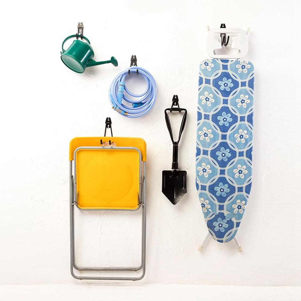 Nickolas1 Garasi Organizer Heavy Duty Anti-slip Penyimpanan Sepeda Gantungan Tempel Dinding Wall Hook