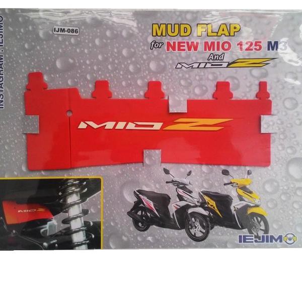 VOC Mud Flap New Mio 125 M3 & Mio Z / Aksesoris Yamaha Mio / Kepet mio .