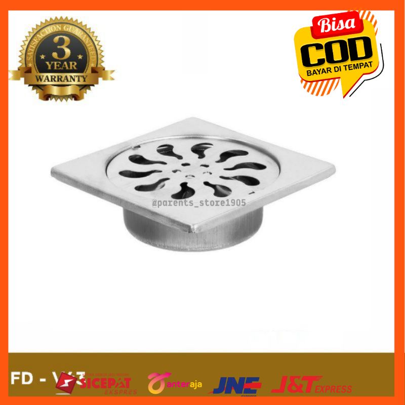FLOOR DRAIN KAMAR MANDI / FLOOR DRAIN STAINLESS / FLOOR DRAIN ANTI KECOA / SARINGAN GOT KAMAR MANDI