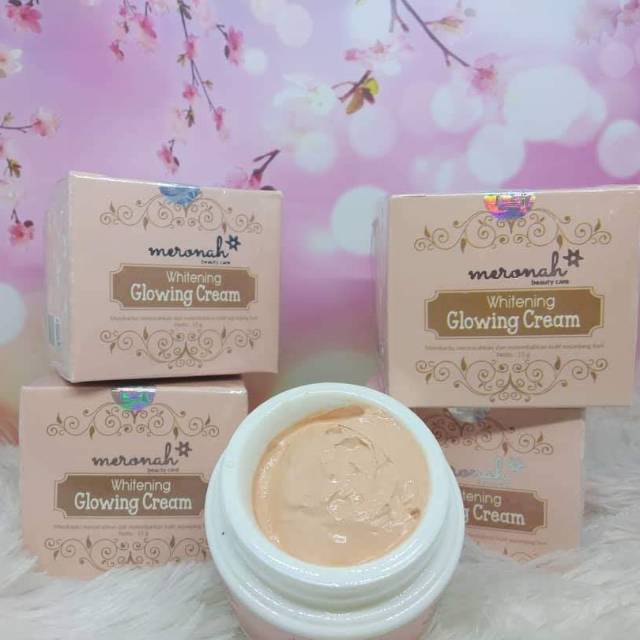 MERONAH WHITENING GLOWING KRIM/KRIM GLOWING/KRIM BPOM/KRIM ORI/KRIM PEMUTIH/KRIM AMAN