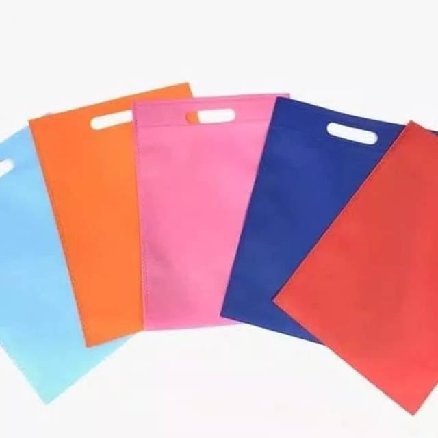 

MINIMAL ORDER 20 PCS !!Tas Kain Spunbond Spunbon Oval 25x35 size M Goodie bag Shopping bag Furing