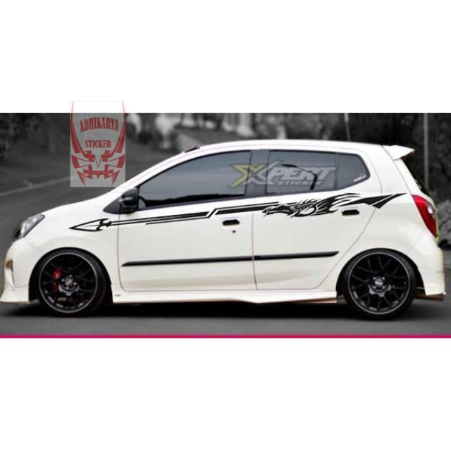 Promo Stiker mobil list body samping stiker mobil agya ayla