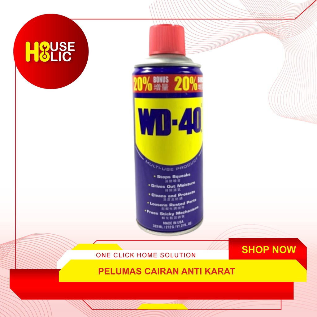 Penetran Besi Pelumas Cairan Anti Karat Multi Use Product WD 40 333 ML