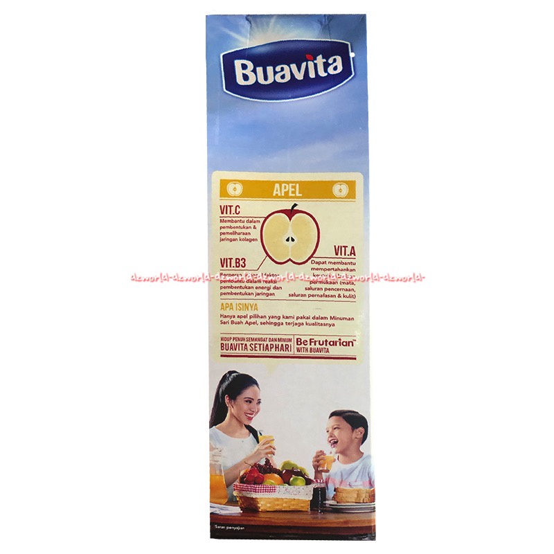 Buavita 1L Guava Mango Apple Vitamin A C Juice Siap Minum Uht Jus Jambu Biji Manga Apel Buafita UHT